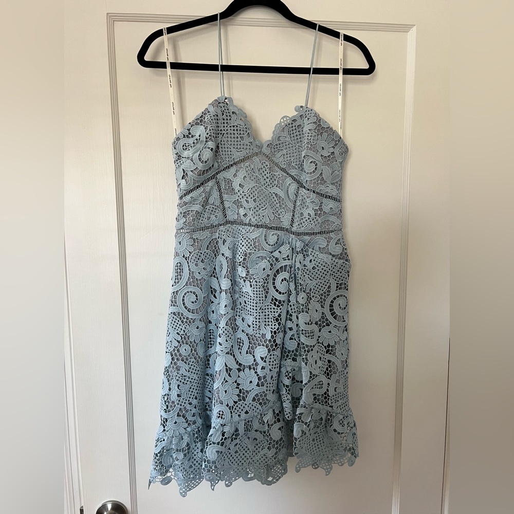 Self portrait paisley vine dress - like new!